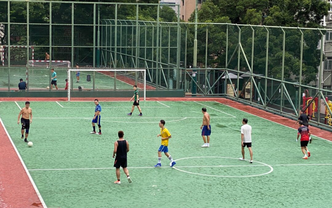 Football at Blake Garden